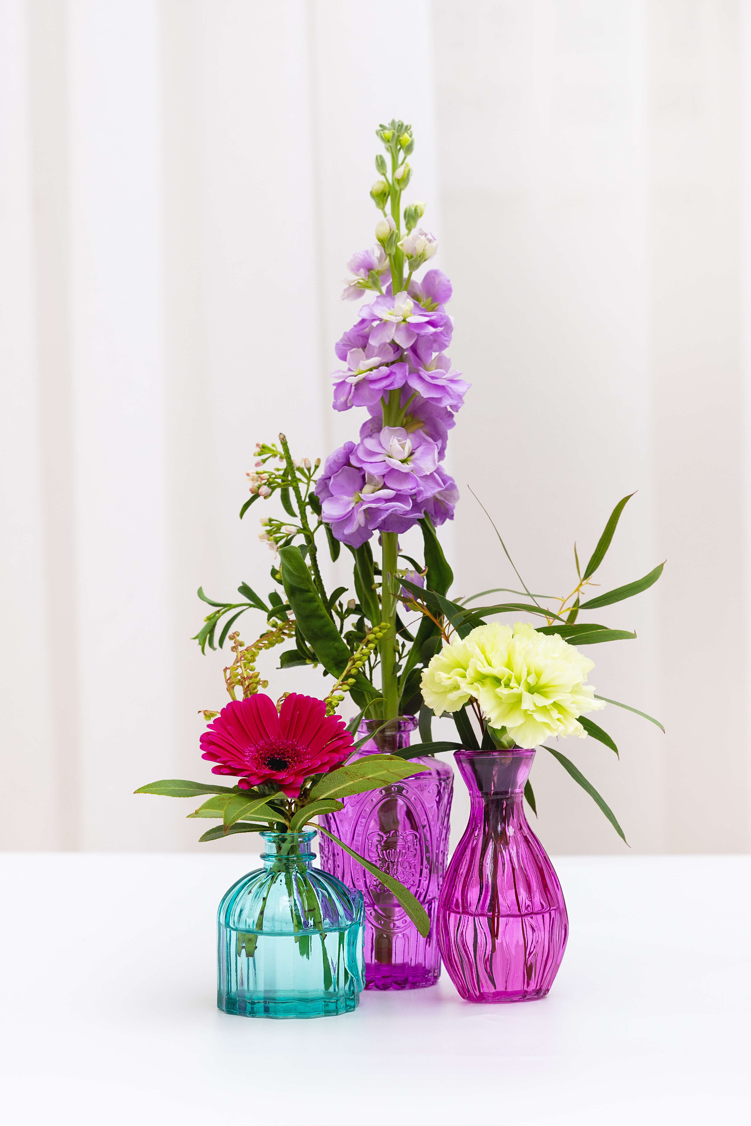 Trio of vases
