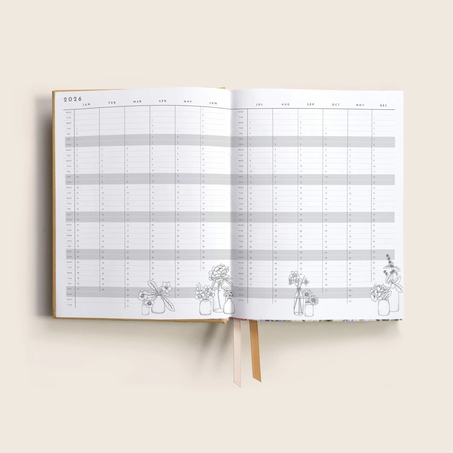 Typoflora planner 2026
