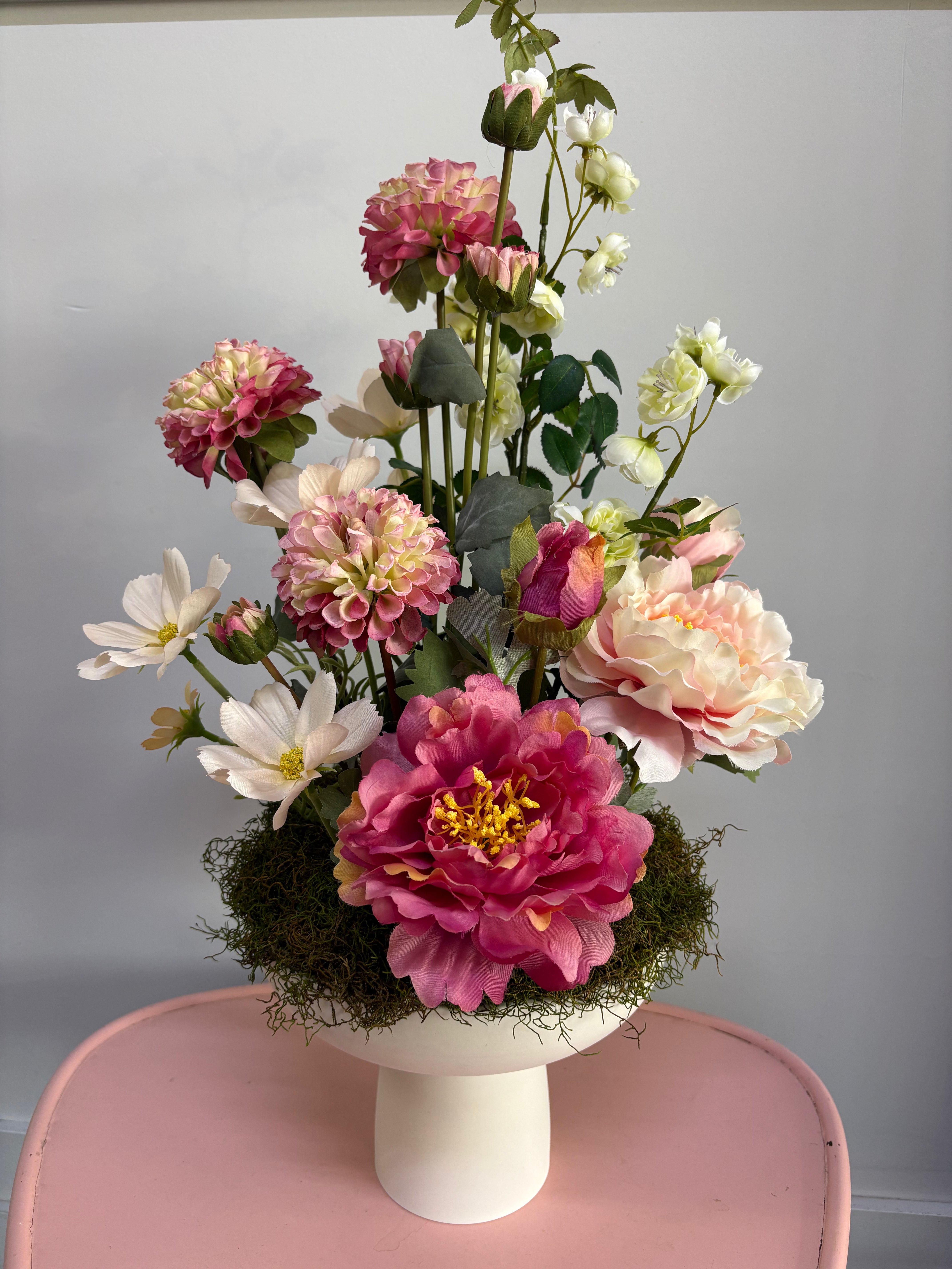 Forever flower hoops & pedestals