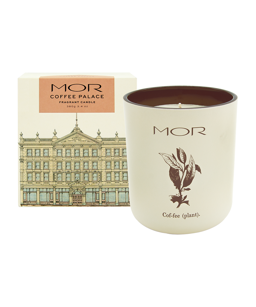 MOR Coffee Palace candle