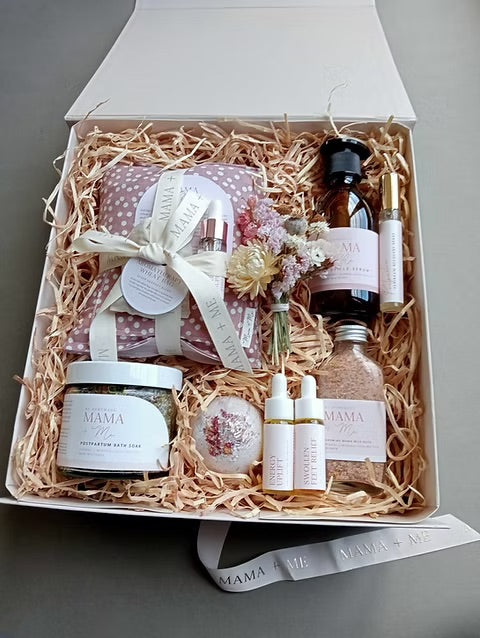 Pregnancy and postpartum support gift box