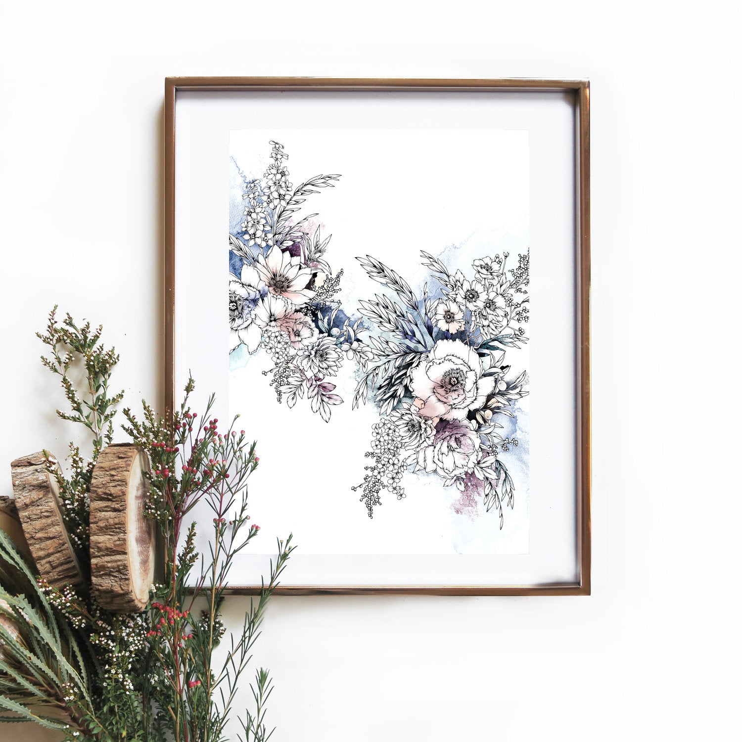 Typoflora prints
