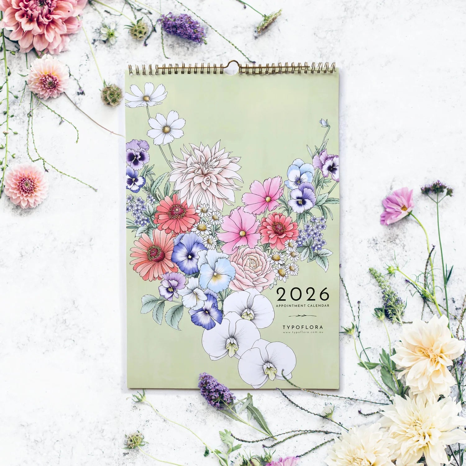 Typoflora calendars
