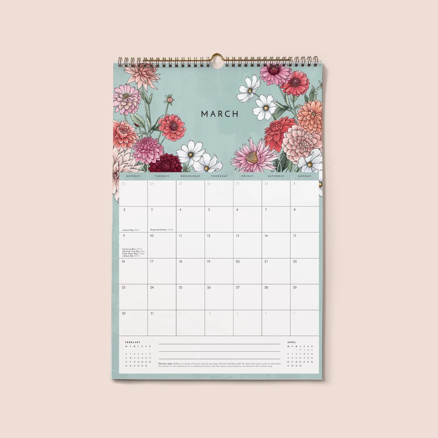 Typoflora calendars
