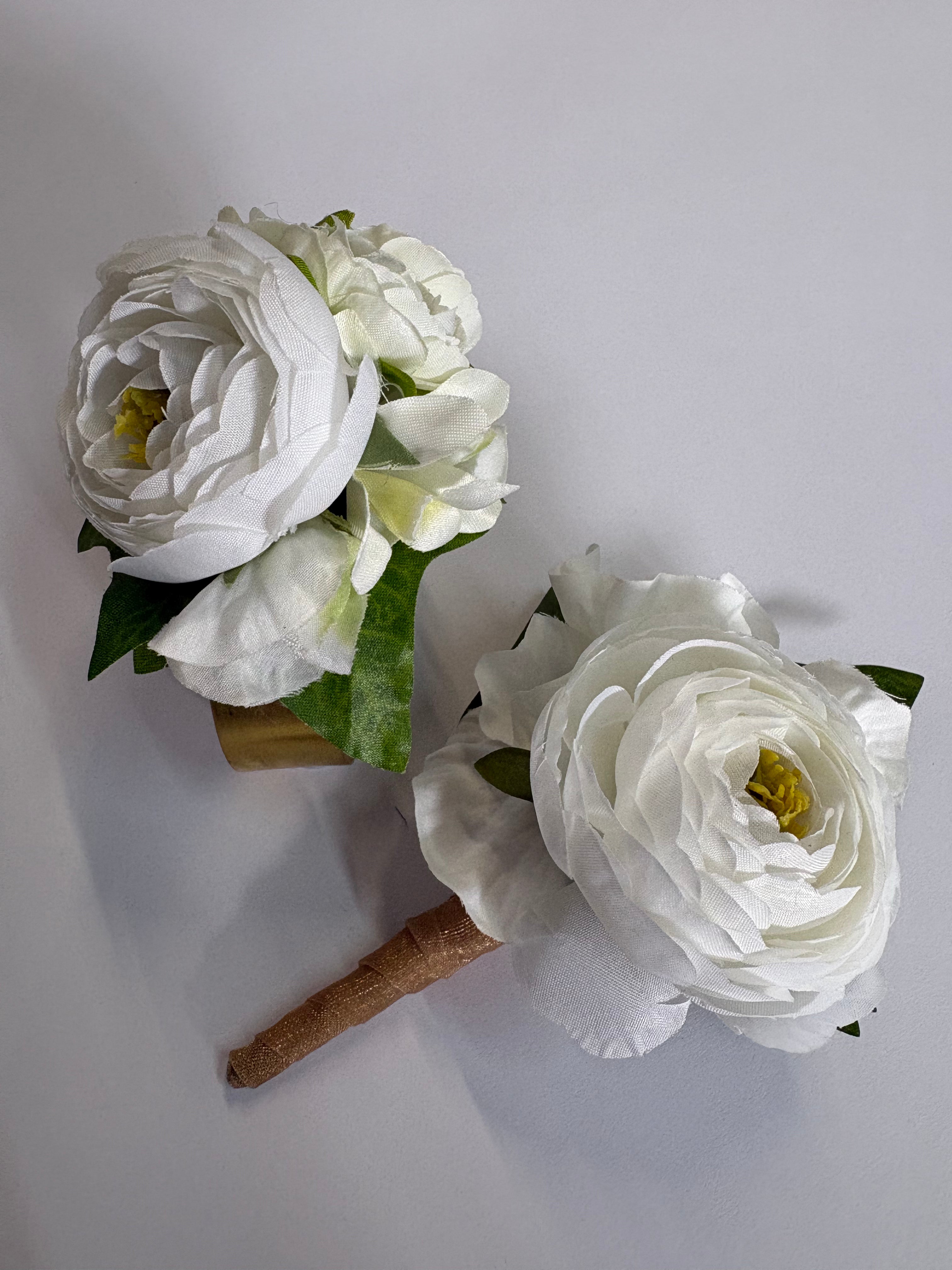 Wrist corsage & buttonhole combo