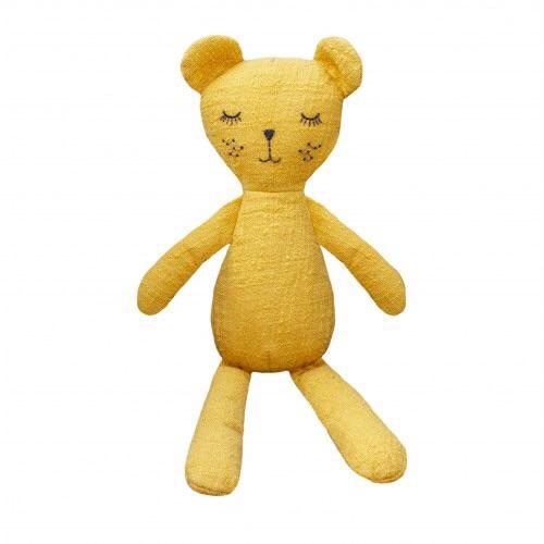 Lily & George Soft Toys Mustard the bear Lily & George Soft Toys